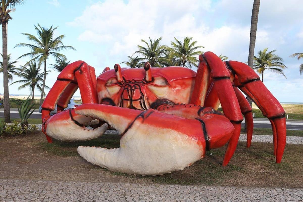 アラカジュ Oceano Azul Hospedagens A 50 M Da Orla-Passarela Do Caranguejoヴィラ エクステリア 写真