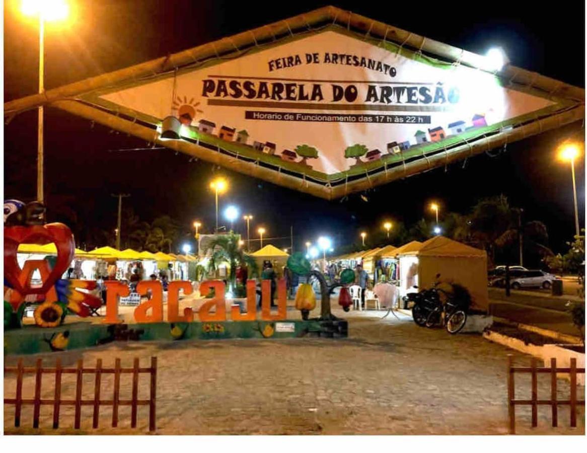 アラカジュ Oceano Azul Hospedagens A 50 M Da Orla-Passarela Do Caranguejoヴィラ エクステリア 写真