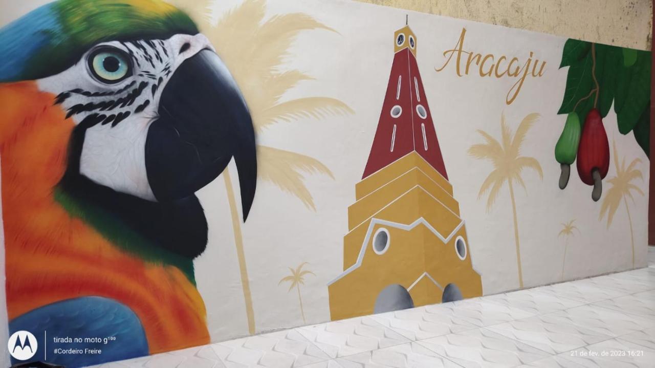 アラカジュ Oceano Azul Hospedagens A 50 M Da Orla-Passarela Do Caranguejoヴィラ エクステリア 写真