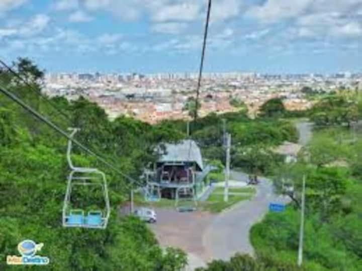 アラカジュ Oceano Azul Hospedagens A 50 M Da Orla-Passarela Do Caranguejoヴィラ エクステリア 写真